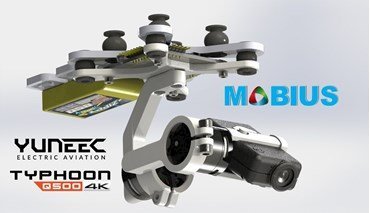 2 Axis Mobius Gimbal for Yuneec Q500 Typhoon
