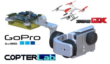 2 Axis GoPro Hero Gimbal for Blade 350QX
