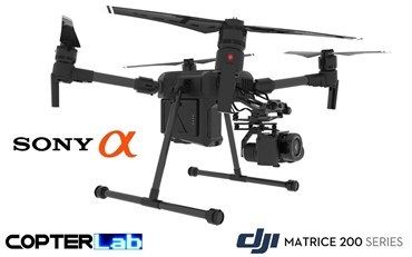 2 Axis Sony Alpha 5000 A5000 Micro Skyport Brushless Gimbal for DJI Matrice 210 M210