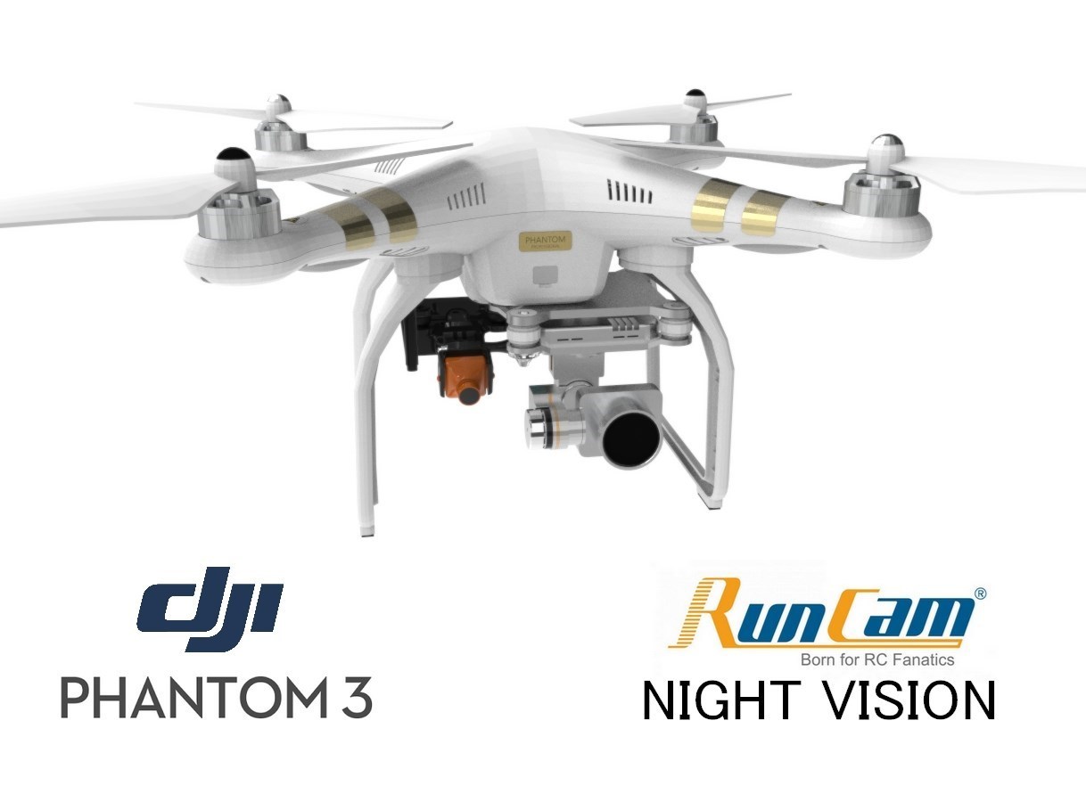 Vision Gimbal - Night Vision Camera with IR Led - Night Vision Ir Kit Dji Phantom 3 Advanced