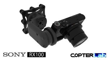 2 Axis Sony RX 100 RX100 Pan & Tilt Brushless Gimbal