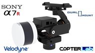 2 Axis Sony A7R + Velodyne Puck Dual Lidar Brushless Gimbal