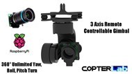 3 Axis Arducam IMX477 Camera Micro Brushless Gimbal