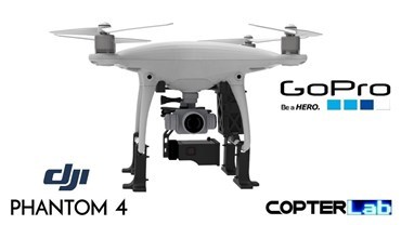 1 Axis GoPro Hero 11 Mini Pitch Axis Brushless Gimbal for DJI Phantom 4 Pro v2