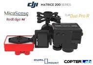 2 Axis Micasense RedEdge M + Flir Duo Pro R Dual NDVI Gimbal for DJI Matrice 30T
