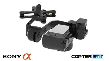 2 Axis Sony Alpha 6700 + LIDAR LightWare SF11 Brushless Gimbal