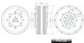 PM120 Brushless Gimbal Motor with Driver Open protocol CAN (PM12025)