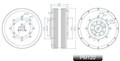 PM120 Brushless Gimbal Motor with encoder AS5048A (PM12025)